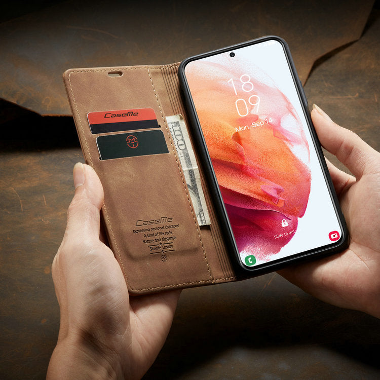 Flip Leather Case Anti-drop Magnetic Phone Case