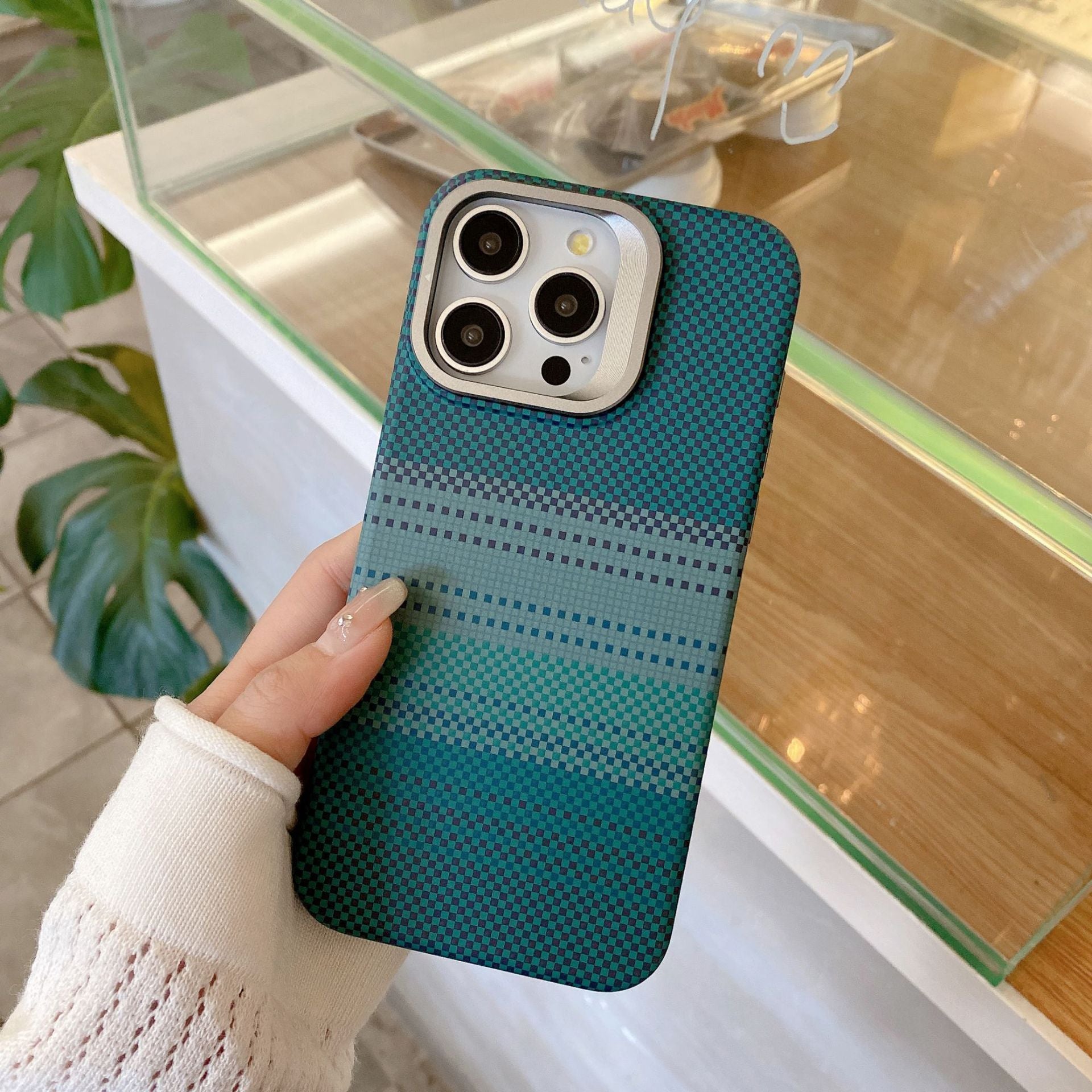 Magnetic Phone Case Metal Lens Holder Protective Sleeve