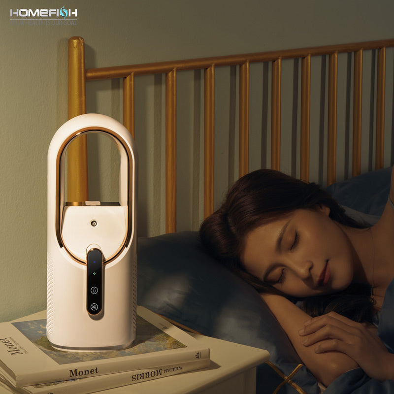 Small Desktop Leafless Fan