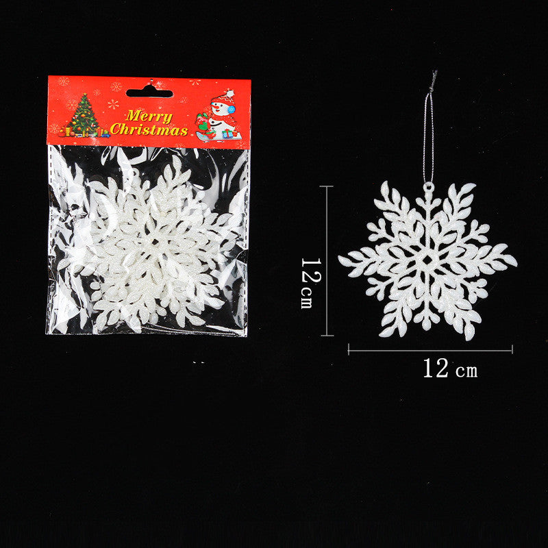 Snowflake String Window Decor