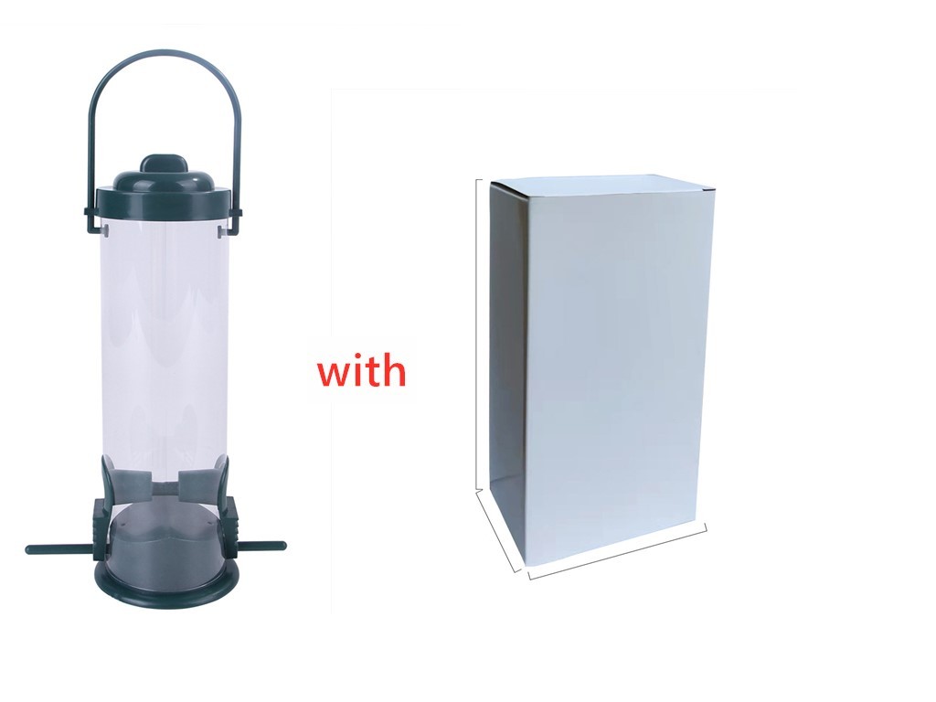 Pet Bird Feeder – Hanging Plastic Food Dispenser for Outdoor Garden