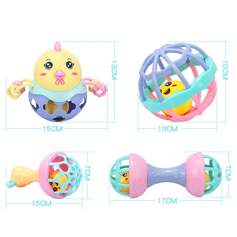 Soft Rubber Animal Grasping Ball – Baby Fitness & Early Education Toy