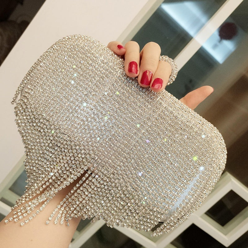 Diamond Fringe Evening Bag