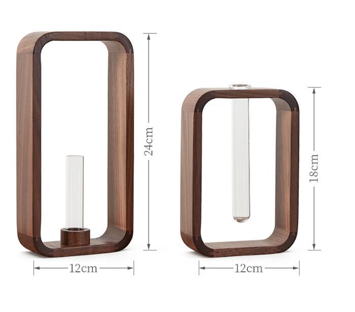 Tabletop Glass Flower Vase – Elegant Living Room Décor