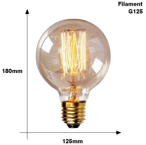 Incandescent filament Retro Edison Light Bulb