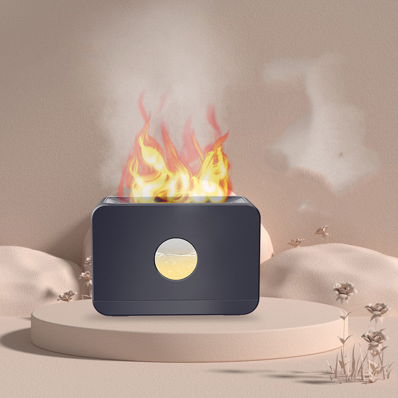 New Two-color Flame Aromatherapy Humidifier