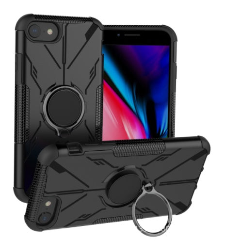 Protective Phone Case with Ring Bracket – Anti-Fall & Durable