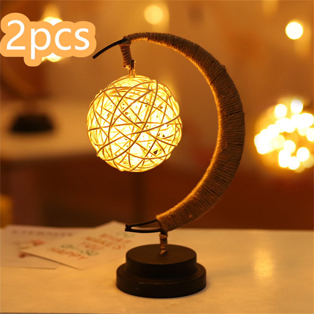 Starry Moon LED Ornament Light