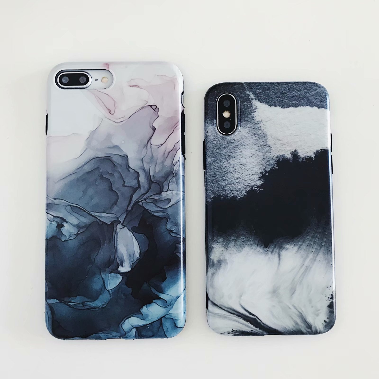 Nordic Watercolor Matte iPhone Case