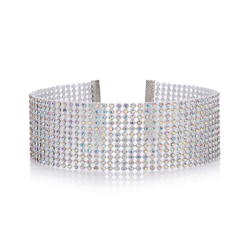 Crystal Rhinestone Choker Necklace for Women