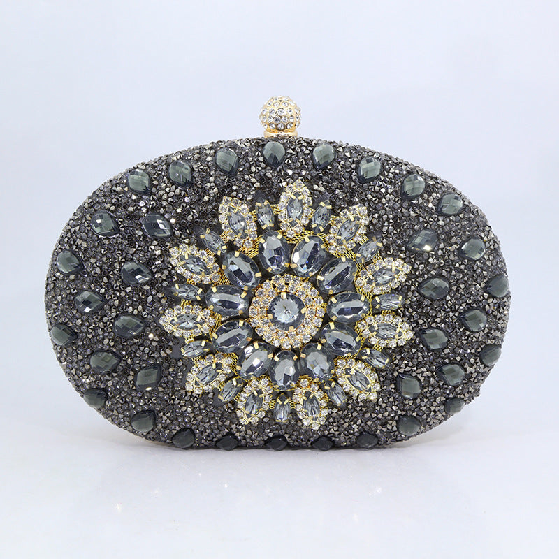 Sunflower Diamond Evening Bag – Women's Formal Handbag