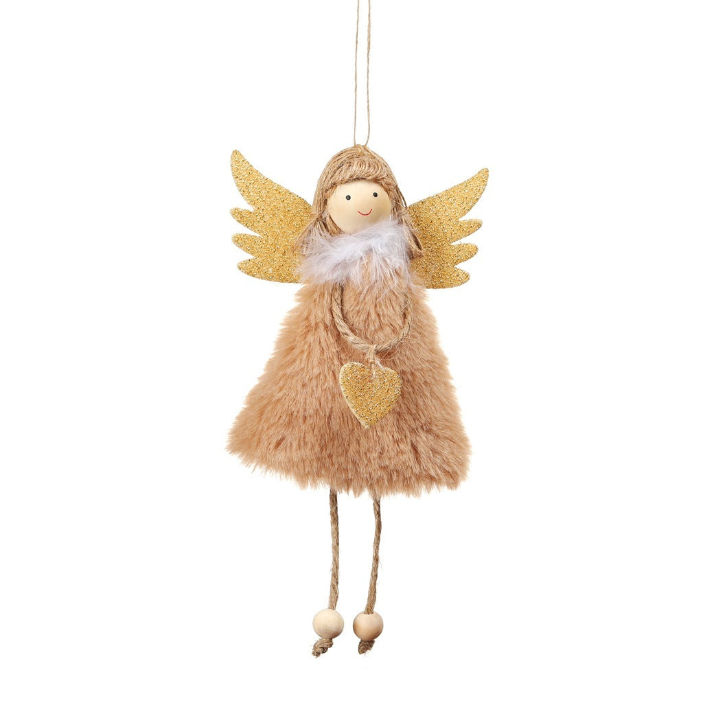 Christmas plush angel decorations