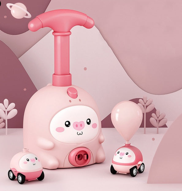Air Power Balloon Car Launcher – Educational Montessori Toy for Kids