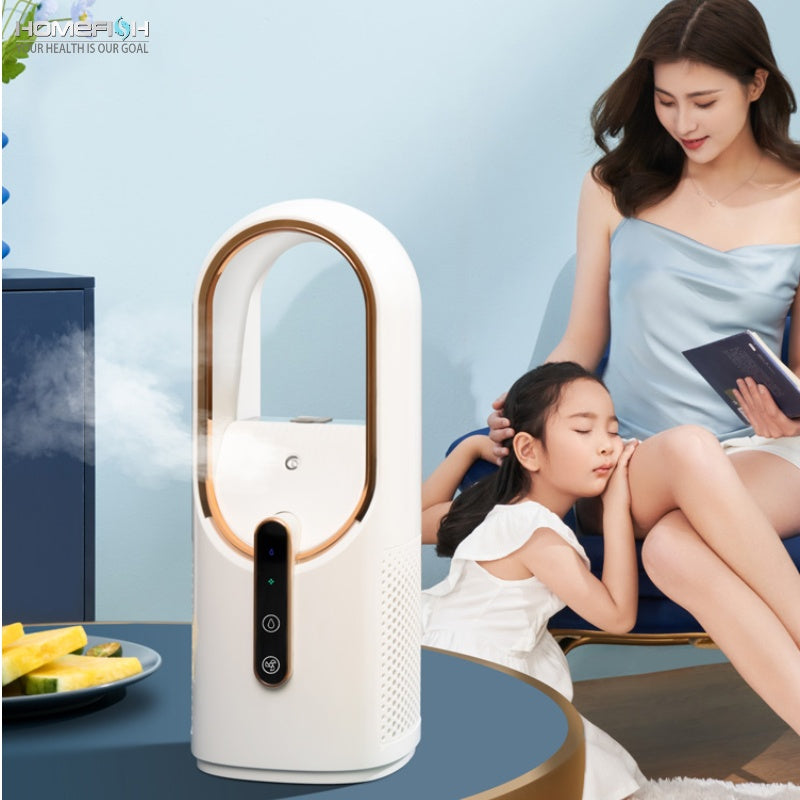 Small Desktop Leafless Fan