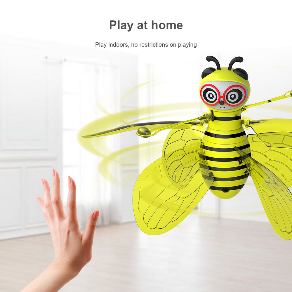 Mini Flying Bee Drone – RC Infrared Induction Helicopter