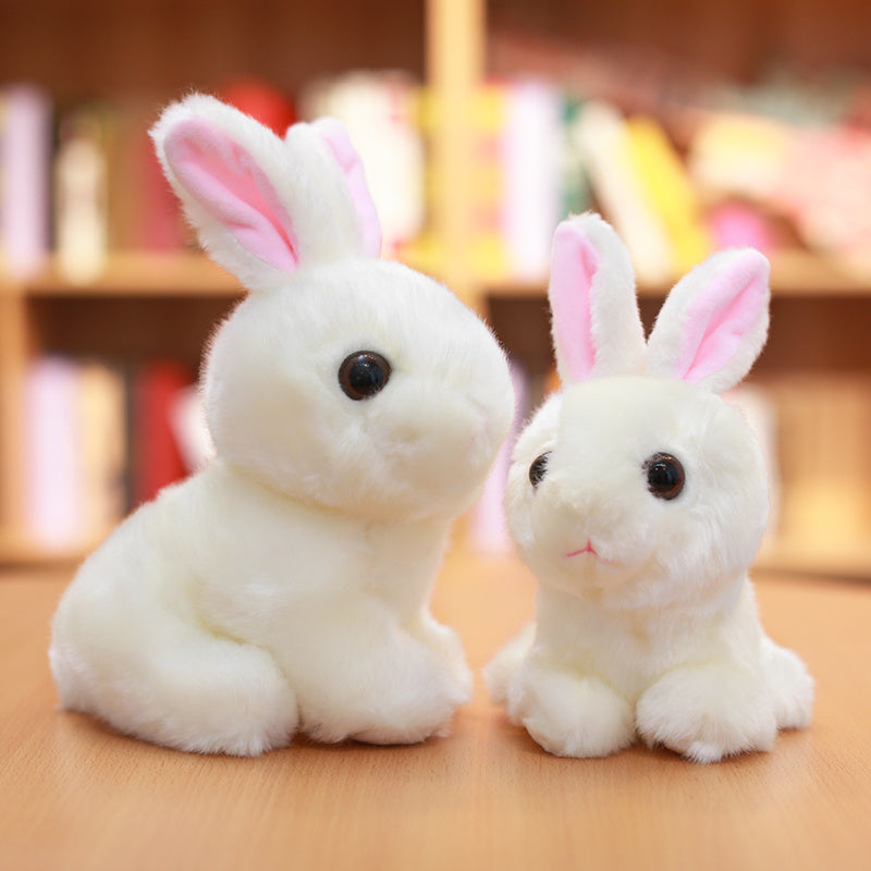 Simulation rabbit plush toy
