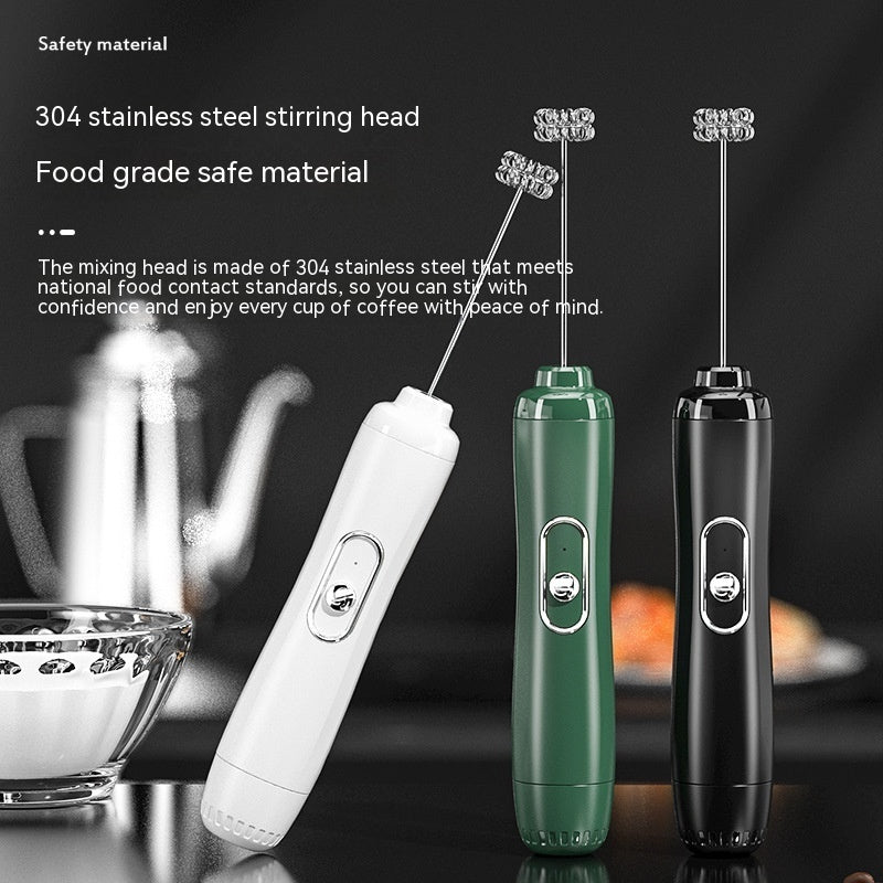 Electric Milk Stirring Battery Handheld Blender