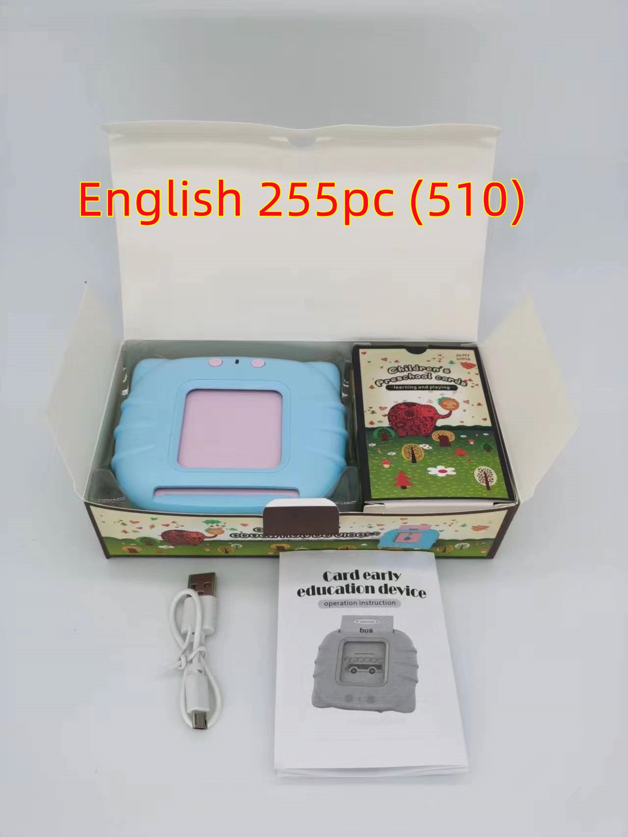 Early Learning English Card Machine – Educational Toy for Kids