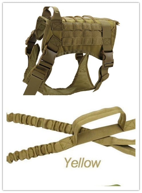 Tactical K9 Dog Vest with Chest Strap