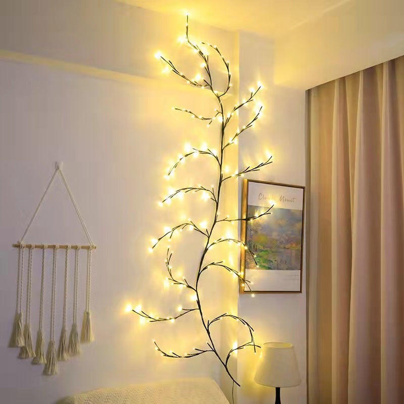 LED Willow Vine Garland Lights for Decor