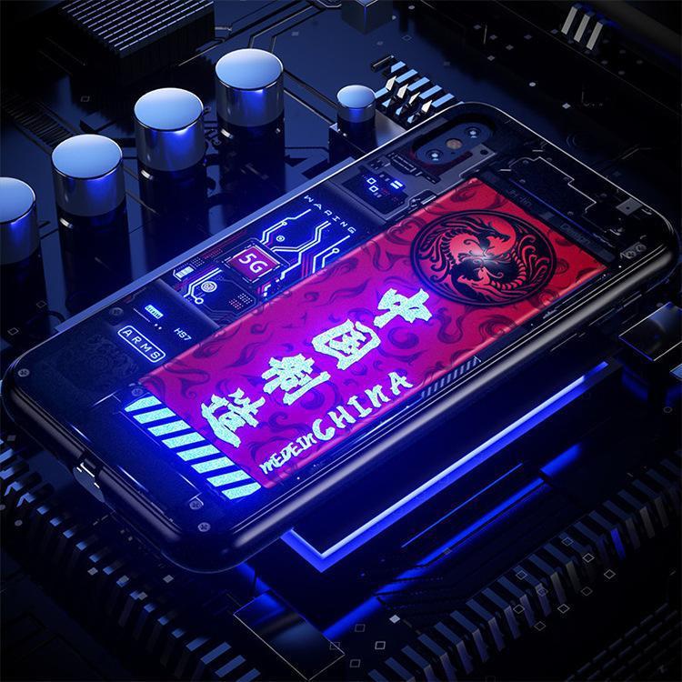 Incoming Light Emitting Glass Phone Case