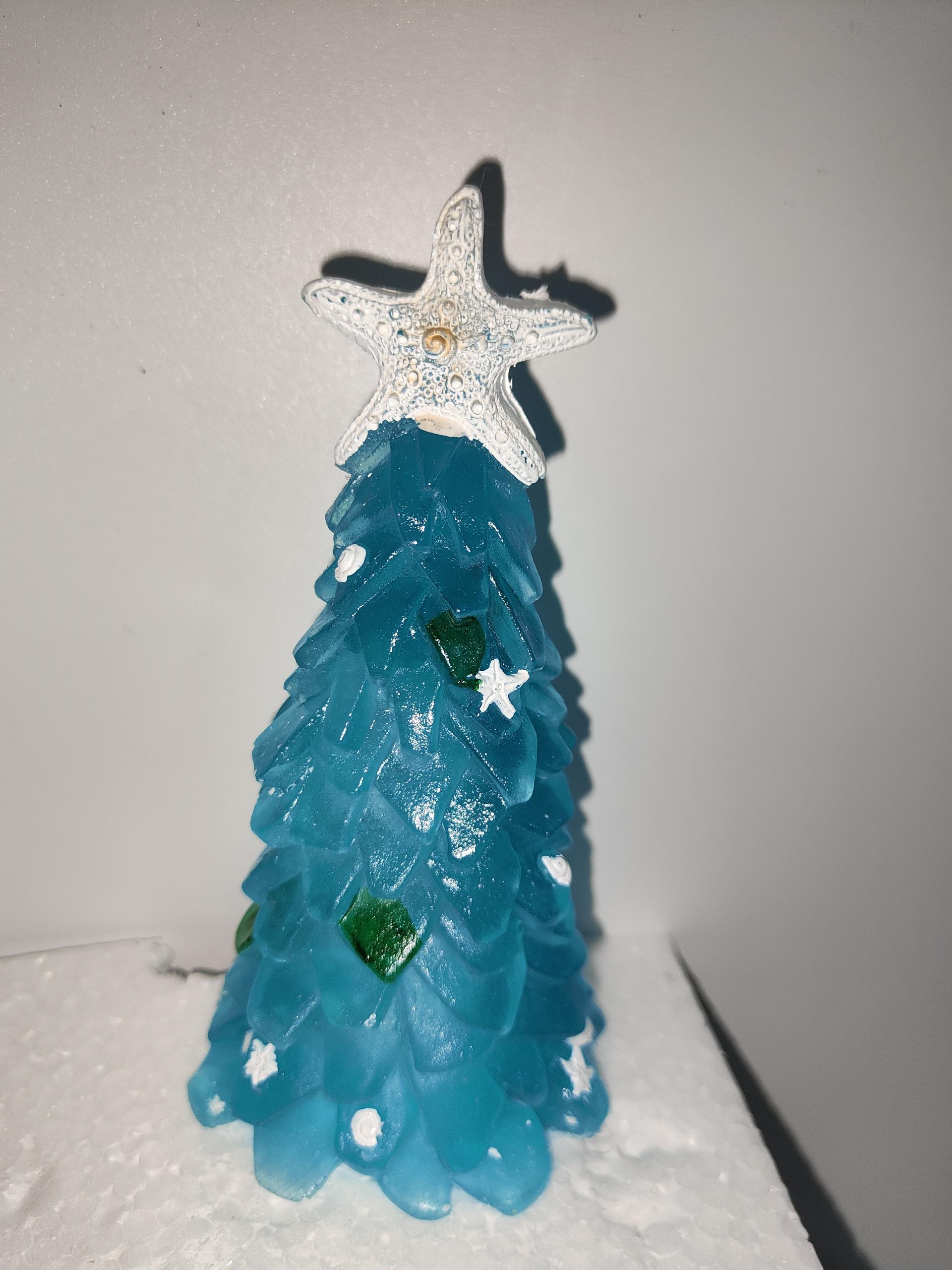 DIY Christmas Decoration Blue Christmas Tree