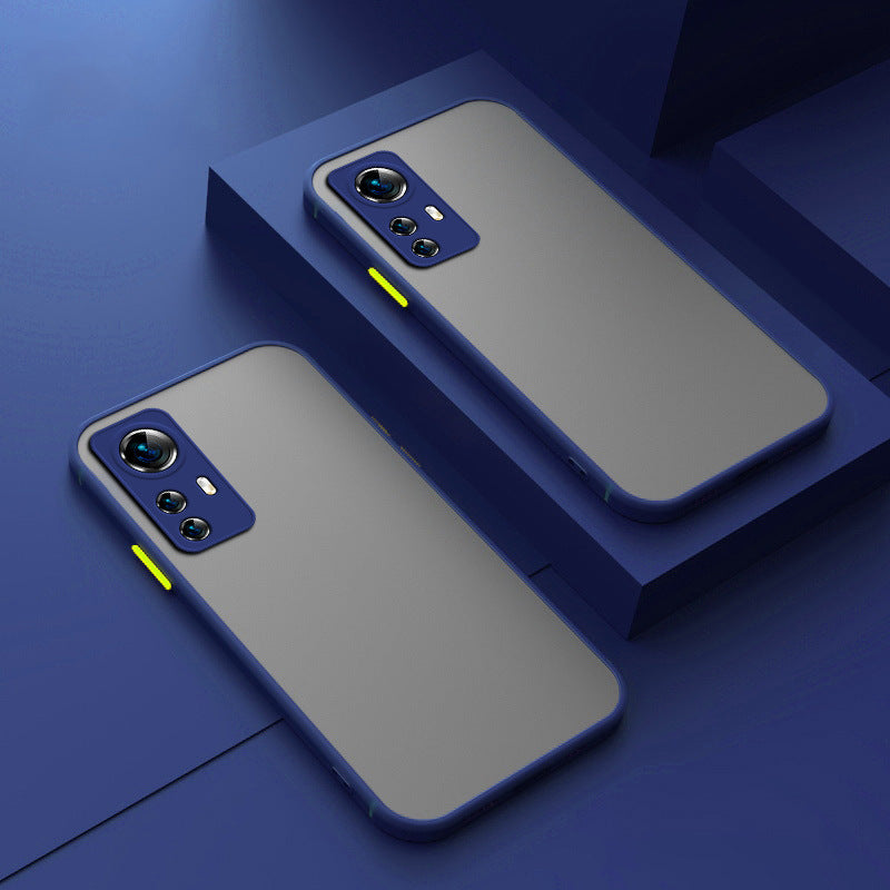 Drop-resistant Ultra-thin Frosted Silicone Transparent Protective Case