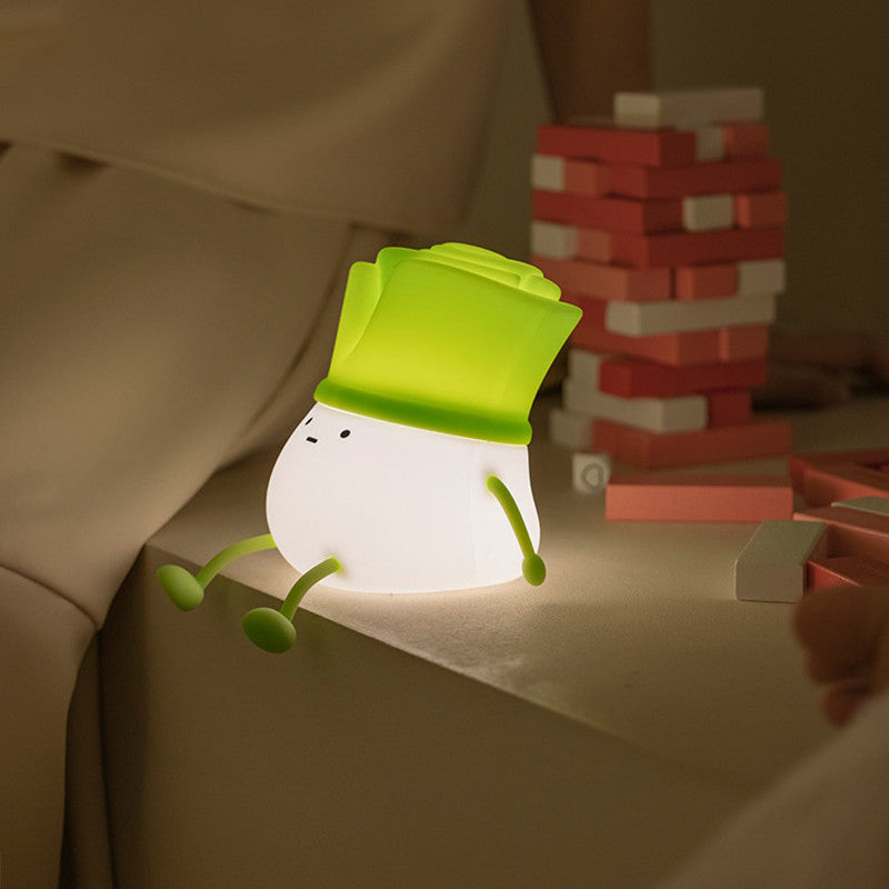 Green Chinese Onion Night Light – Desktop Decoration & Home Decor