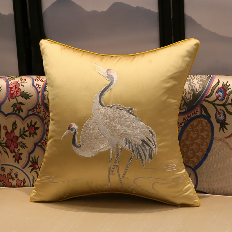Crane Cushion Cover Without Core