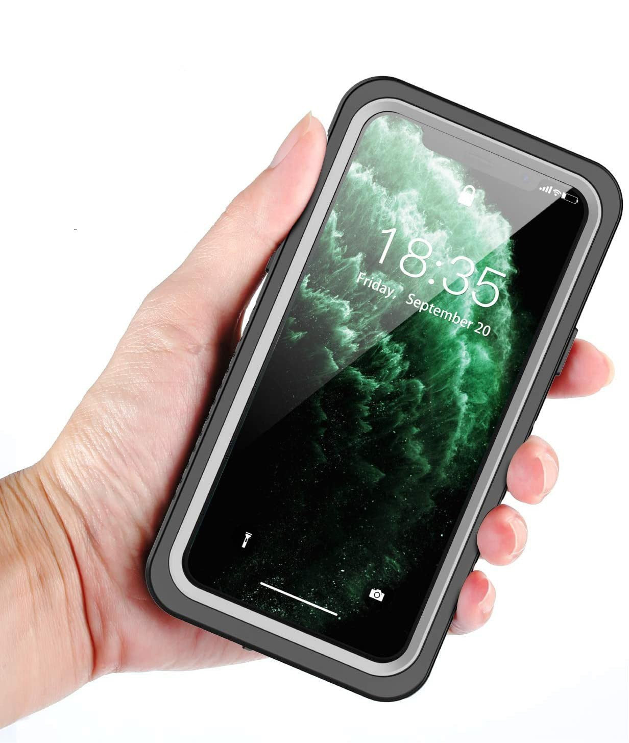 Anti-drop transparent tpu diving shell protective cover