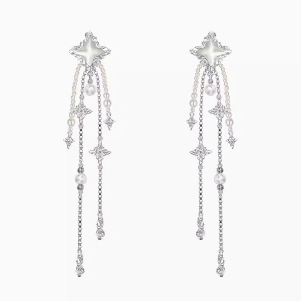 XINGX Light Luxury Woven Asterism Pearl Necklace