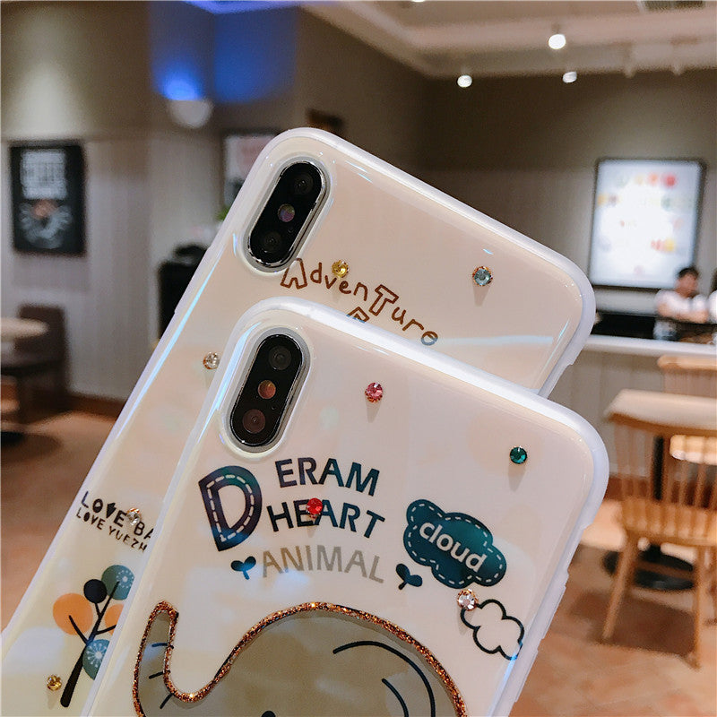 Shatter-Resistant Giraffe & Elephant Case – Compatible with Apple