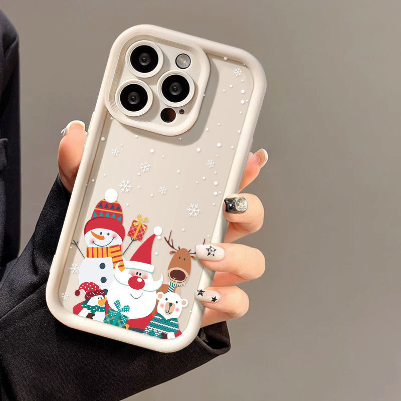Cute Santa Claus Christmas Silicone Case