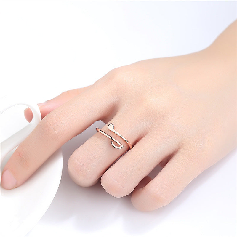 Luxury Jewellery Adjustable Music Rings