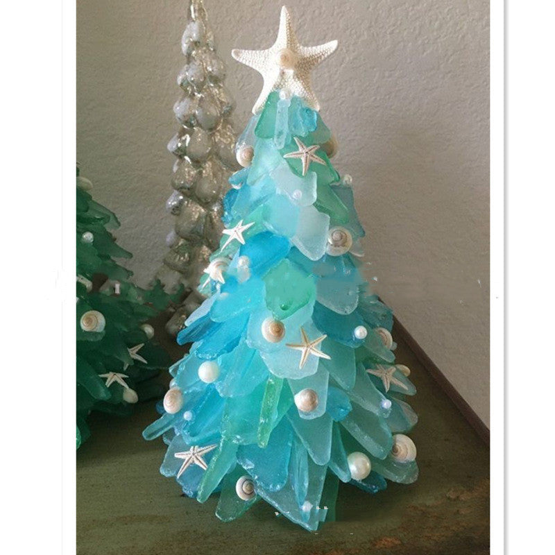 DIY Christmas Decoration Blue Christmas Tree