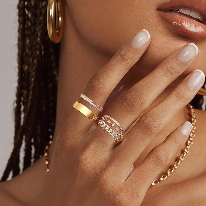 Zircon Plated Diamond Women's Ring