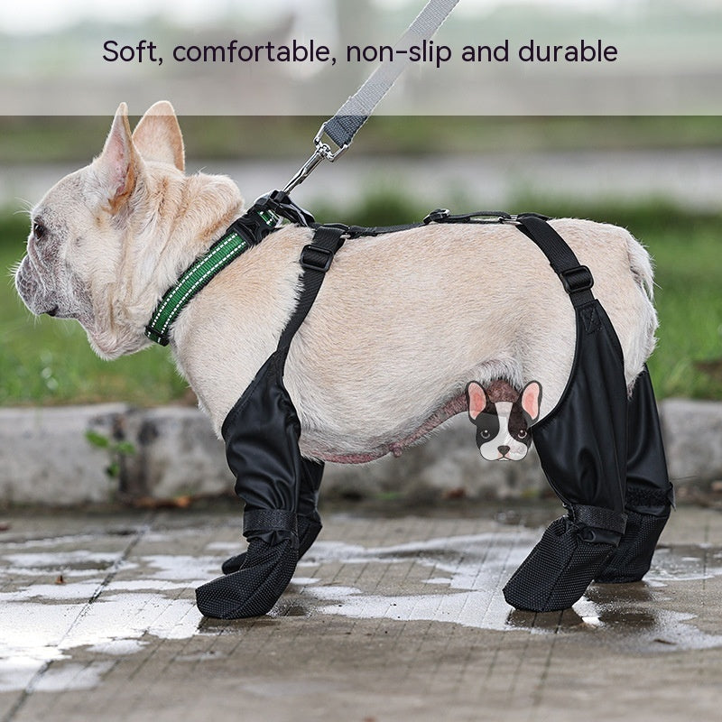 Waterproof Adjustable Dog Boots – Breathable, Soft Paws Protector