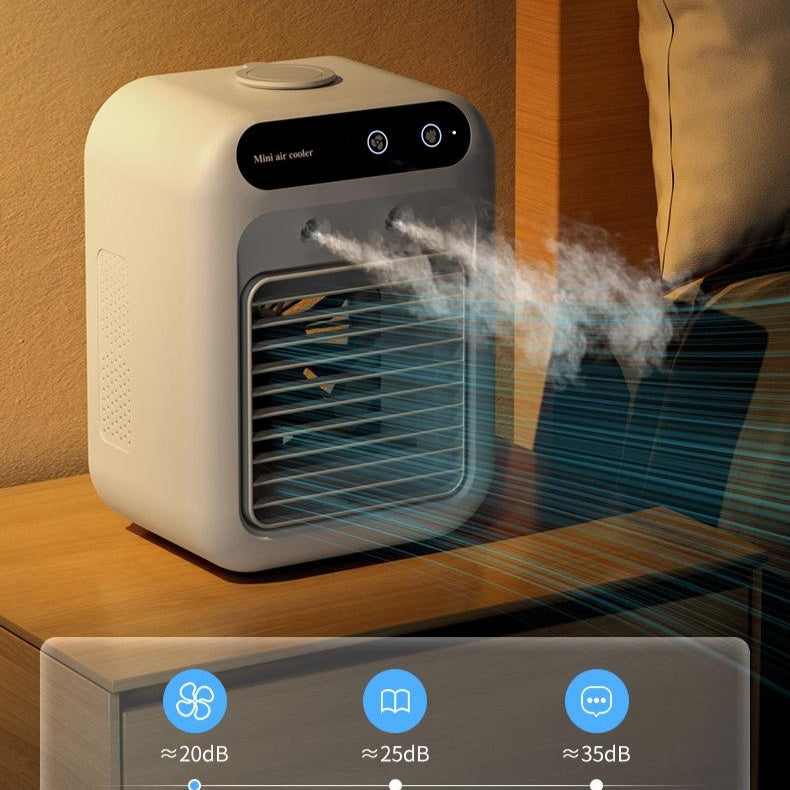Portable Air Cooler & Fan - Water Cooling for Room, Office, & Cars