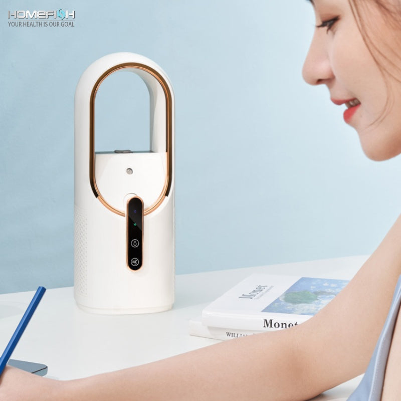 Small Desktop Leafless Fan