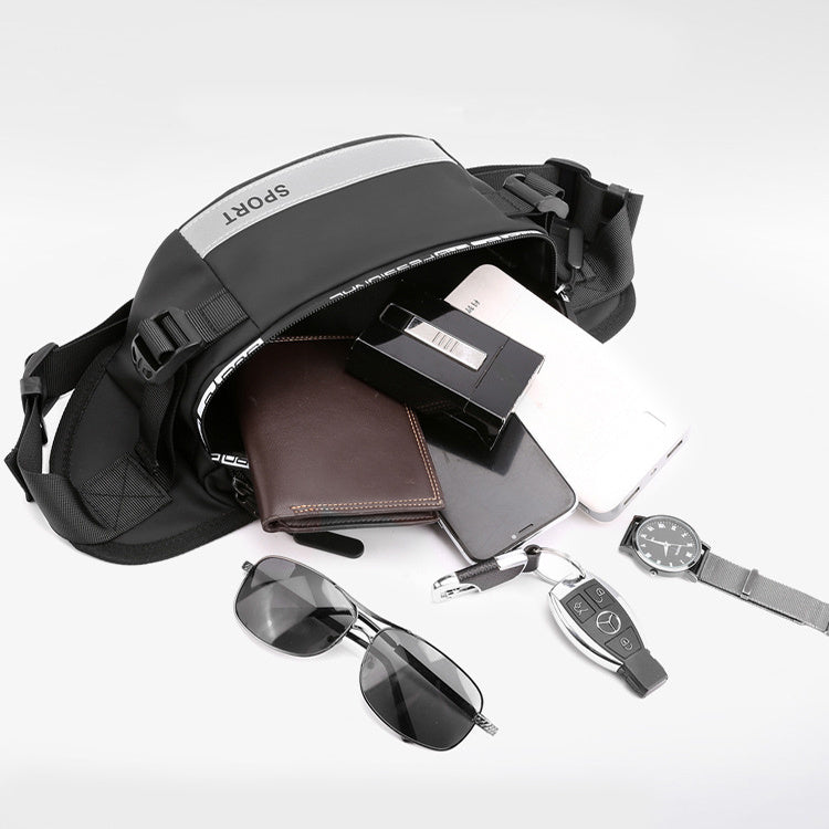 Reflective Cross body Waist Bag for Travel & Outdoor Activities