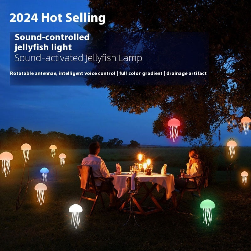 LED Jellyfish Mood Lamp - Smart Portable Night Light