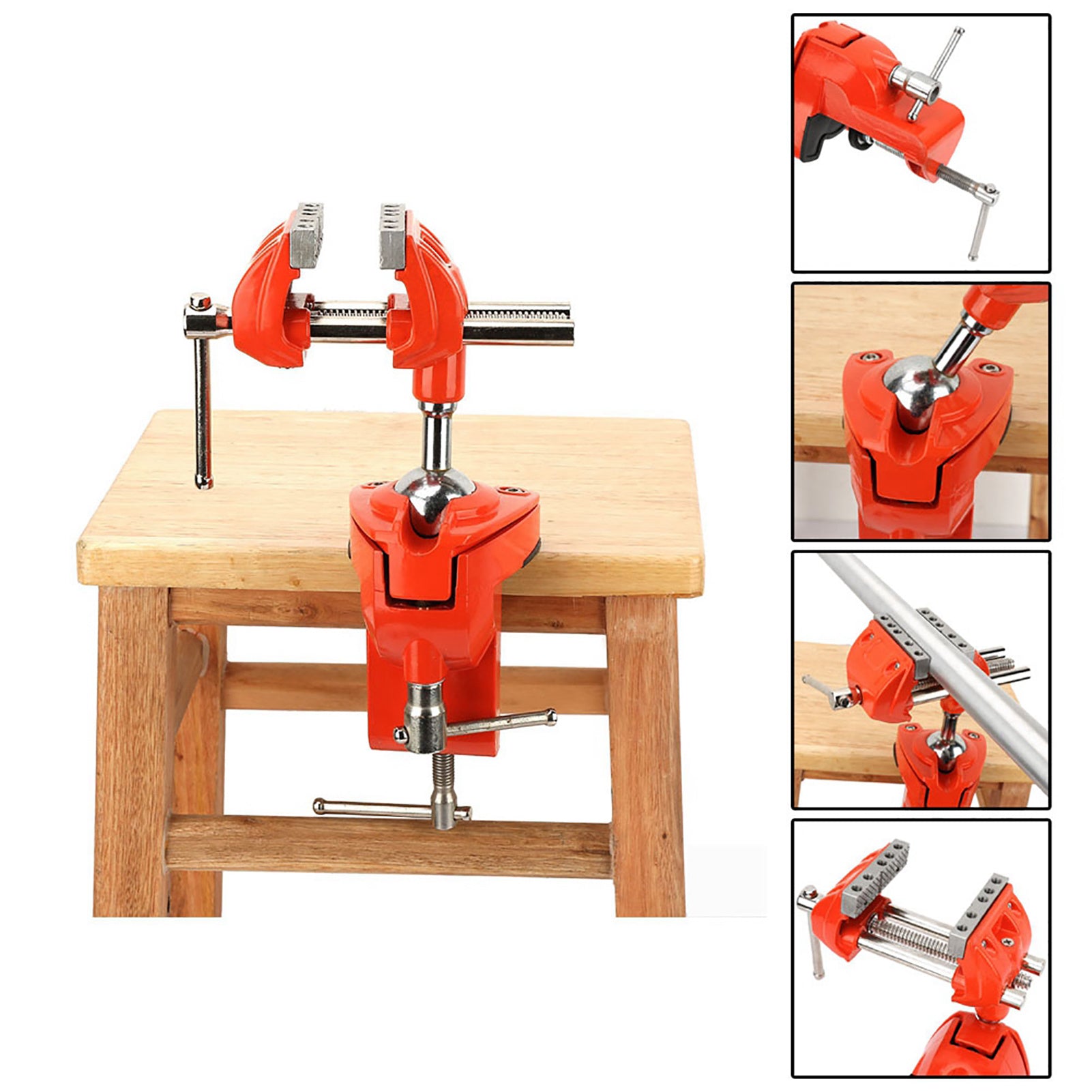 Mini 360° Rotating Clamp Vise for Workbench