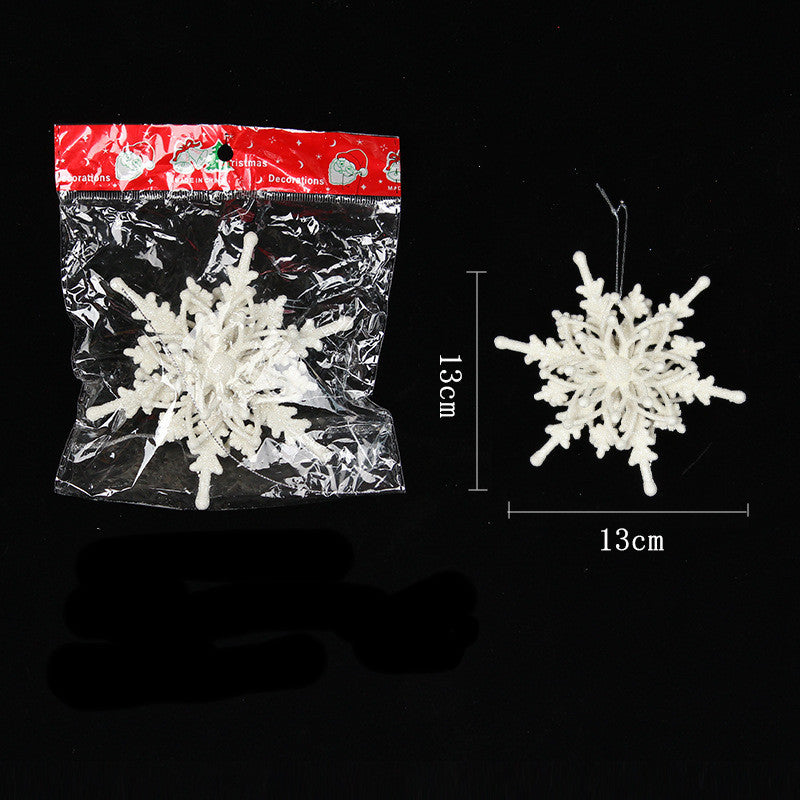Snowflake String Window Decor