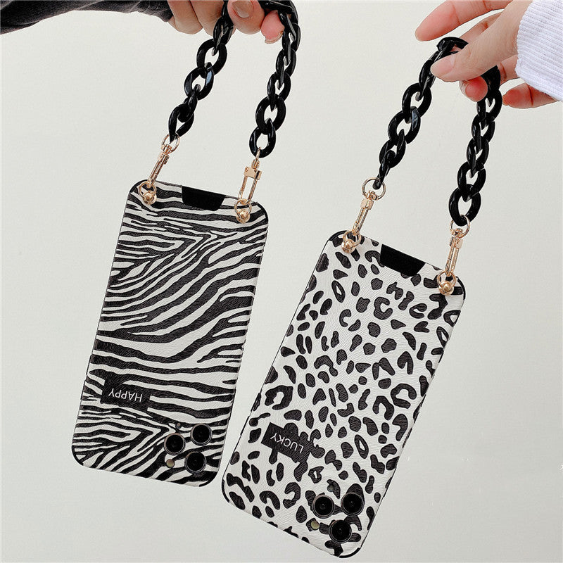 Trendy Brand Leopard Print Bracelet Xsmax Mobile Phone Case