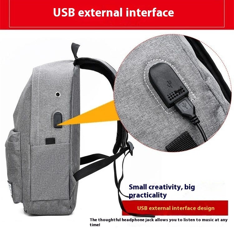 Korean-Style Large Capacity School Backpack