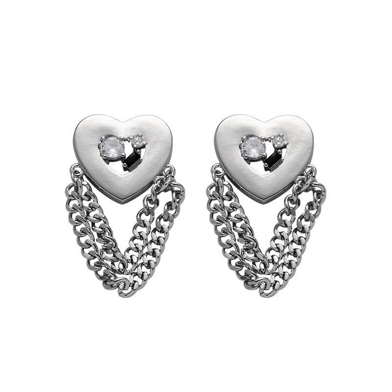 Women's Fashion Love Chain Earrings