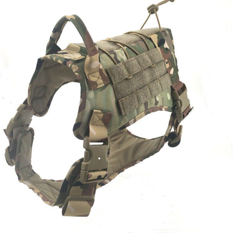 Tactical K9 Dog Vest with Chest Strap