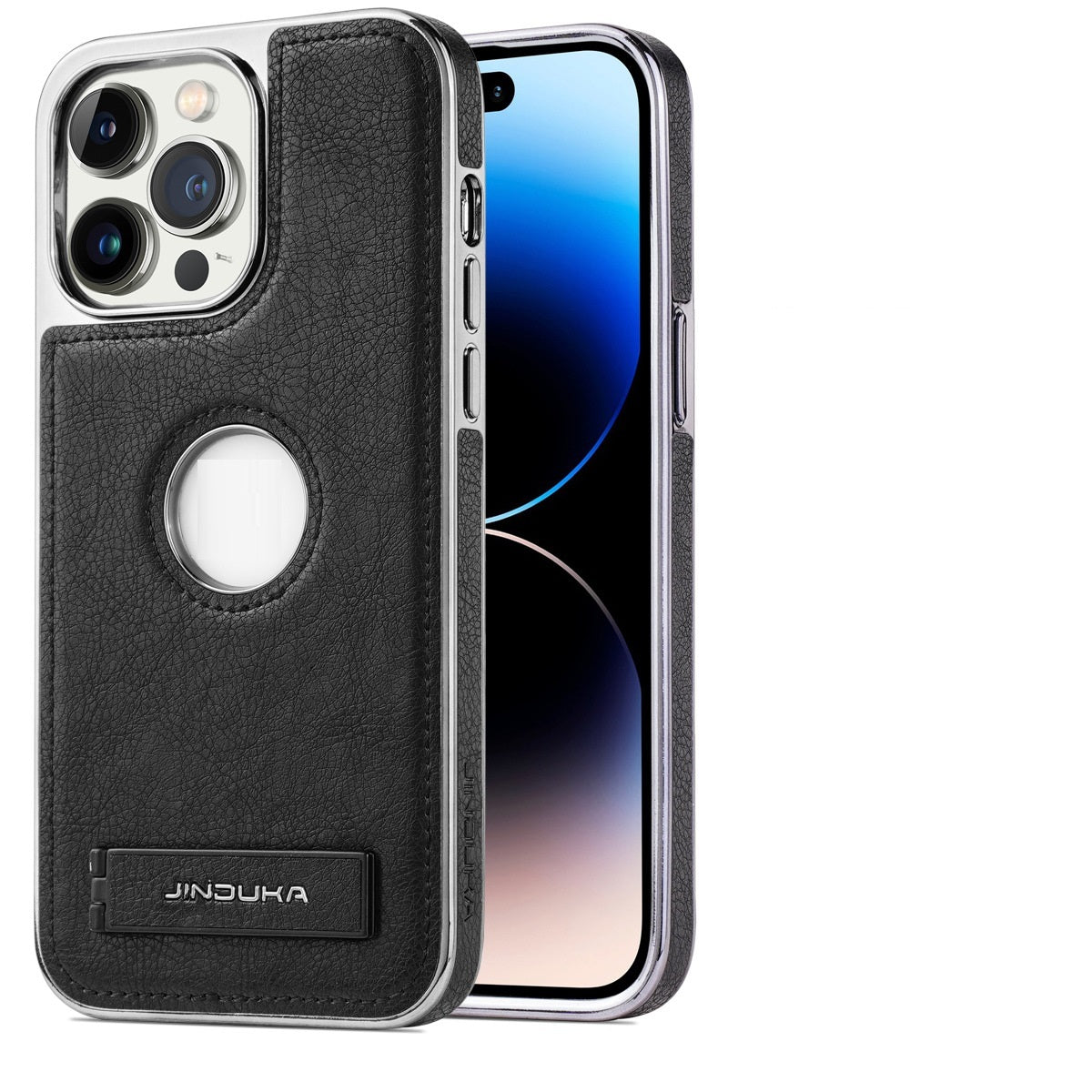 Premium Leather Bracket Phone Case – Drop-Resistant & All-Inclusive