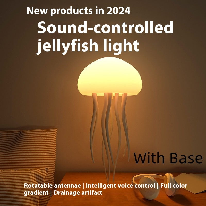 LED Jellyfish Mood Lamp - Smart Portable Night Light