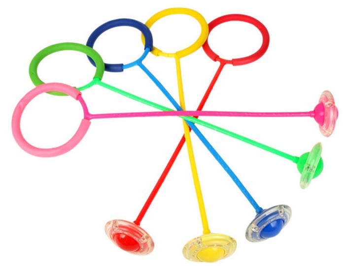 Flashing LED Jumping Ring – Glowing Fitness & Dance Toy
